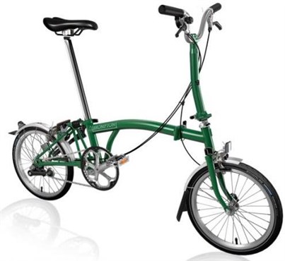 Tredz - Brompton M3L Racing | Foldecykler Brompton M3L - Racing Green 2019 - Folding Bike | Foldecykler
