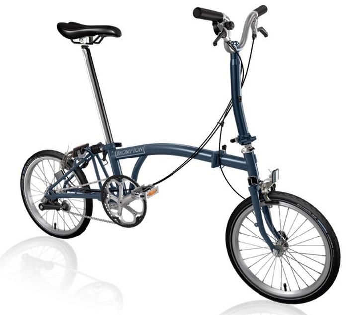 Brompton M3E - Tempest Blue 2020 - Folding Bike product image