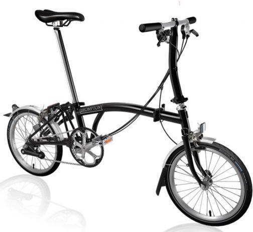 Brompton S6L - Black 2020 - Folding Bike product image
