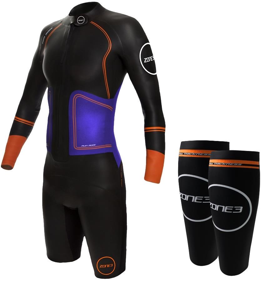 Zone3 - Swim-Run Evolution 8mm Calf Sleeves | Swim equipment Zone3 Swim-Run Evolution Wetsuit with 8mm Calf Sleeves | Swim equipment
