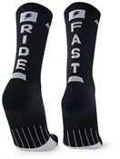 M2O Ride Fast Crew Plus Compression Socks
