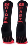M2O Ride Fast Crew Plus Compression Socks