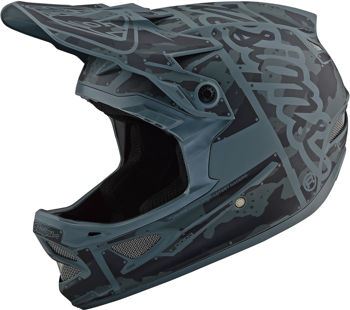 Troy Lee Designs D3 Fiberlite Factory Helmet product image