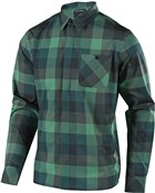 Troy Lee Designs Grind Plaid Flannel Long Sleeve Shirt