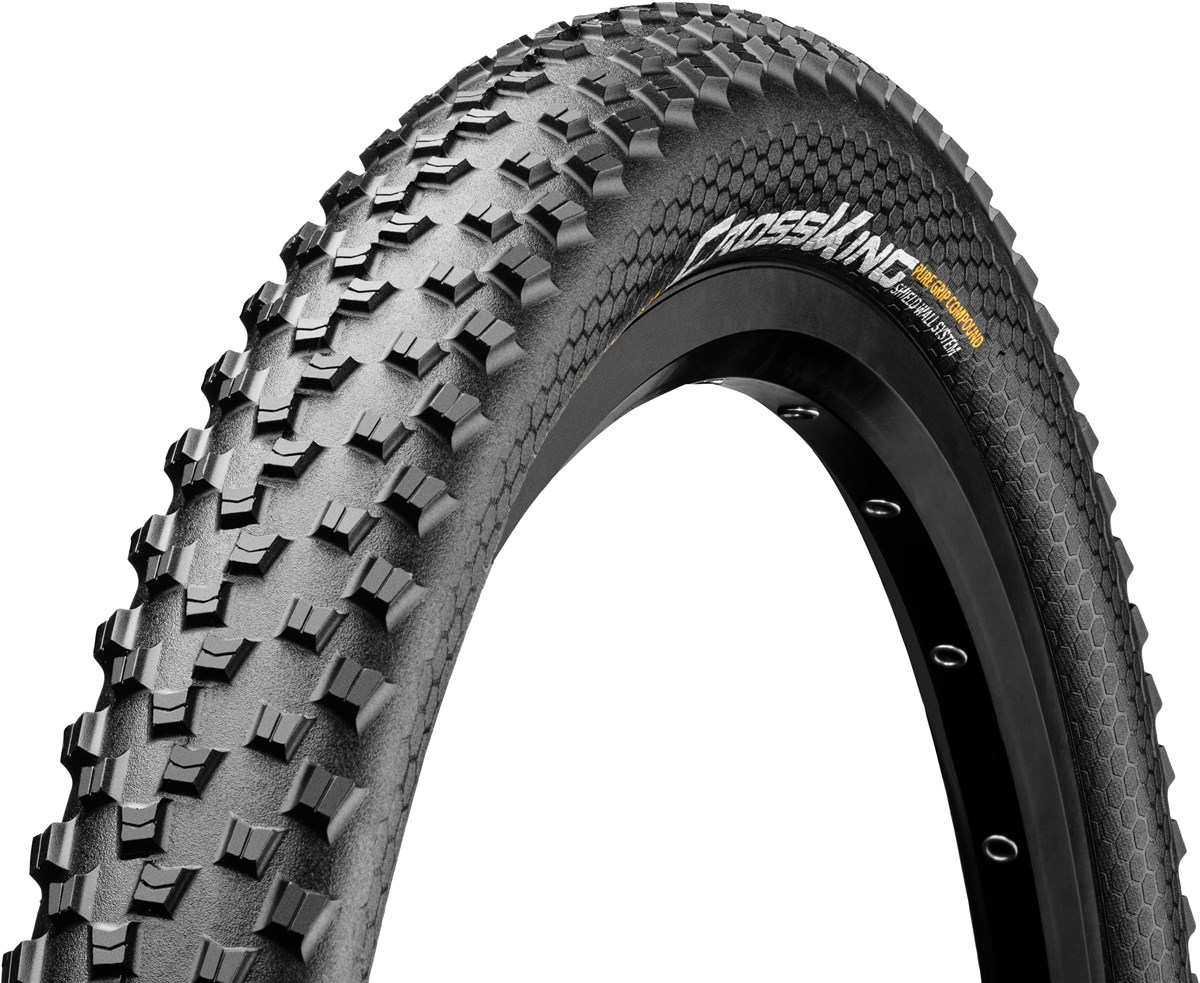 Continental Cross King 27.5" PureGrip Shield Wall Black Folding Tyre product image
