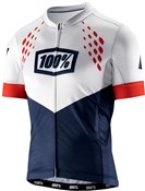 100% Exceeda Full Zip Short Sleeve Jersey