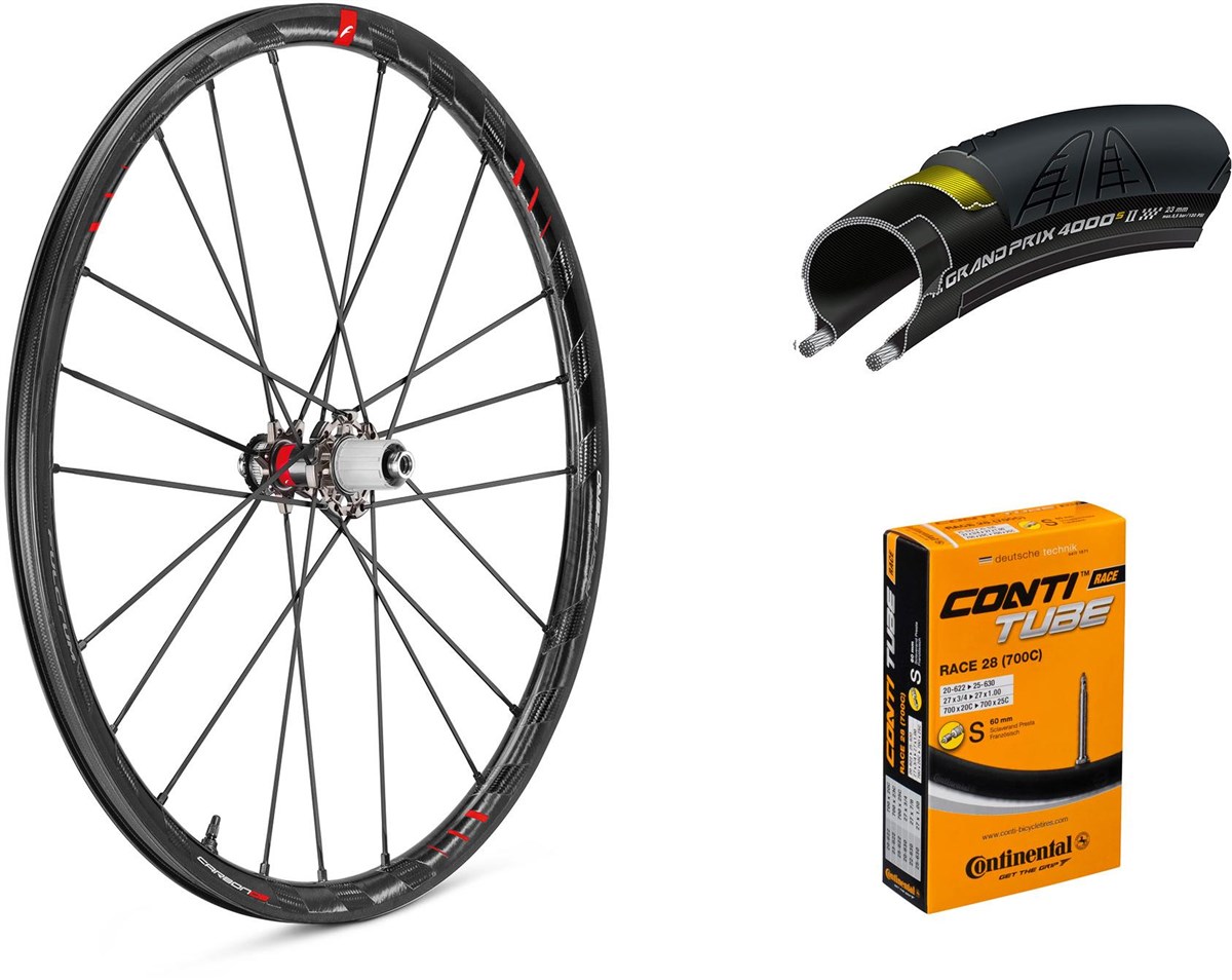 Fulcrum Racing Zero Carbon Disc 700c Wheelset with Tyres and Tubes product image