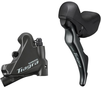 Shimano Tiagra 10-speed STI with BR-4770 flat mount calliper