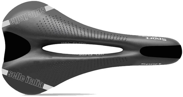 Selle Italia Sport Manganese Gel Flow Saddle Selle Italia Sport Manganese Gel Flow Saddle
