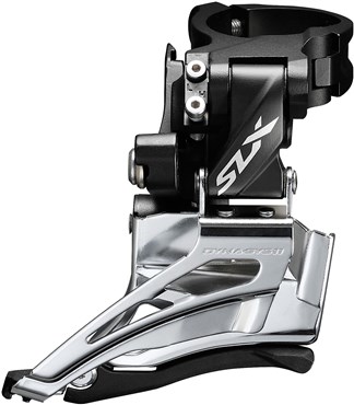 Shimano SLX M7025 Double 11-Speed Front Derailleur - High Clamp - Down Swing - Dual Pull