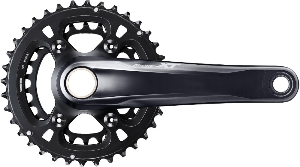 XT M8100 Hollowtech II 12 Speed Double Chainset image 0