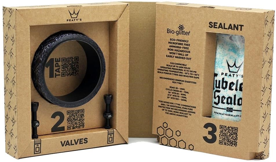 Peaty's - Tubeless Conversion Kit | Lappegrej og dækjern Peatys Tubeless Conversion Kit | Lappegrej og dækjern