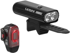 Lezyne Lite Drive 1000XL/KTV Pro USB Rechargeable Light Set