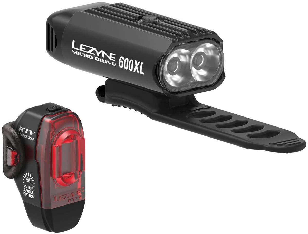 Lezyne Micro Drive 600XL/KTV Pro USB Rechargeable Light Set product image