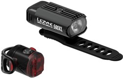 Product image for Lezyne Hecto Drive 500XL/Femto USB Rechargeable Light Set