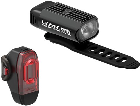 Lezyne Hecto Drive 500XL/KTV USB Rechargeable Light Set