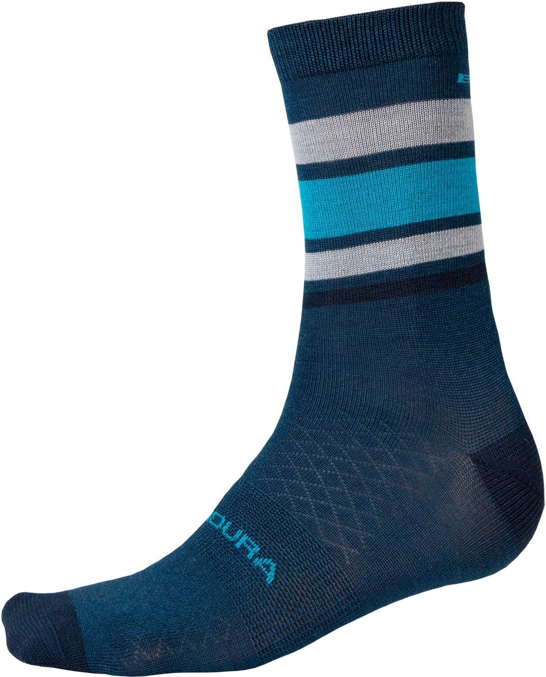 Endura BaaBaa Merino Stripe Cycling Socks II - 1-Pack | Tredz Bikes