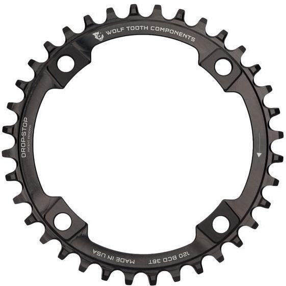 110 BCD Asymetric 4-Bolt Chainring for Shimano Cranks image 0