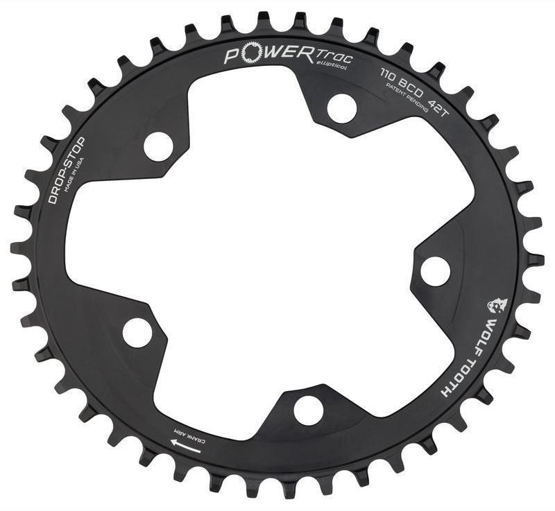 Wolf Tooth Elliptical 110 Flat Top BCD Chainring product image