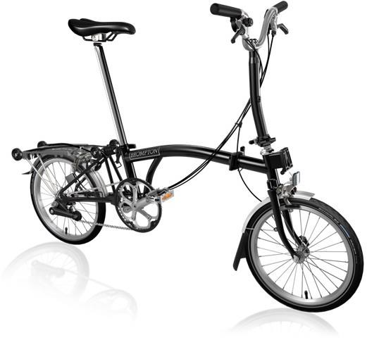 Brompton M6R - Black 2020 - Folding Bike product image