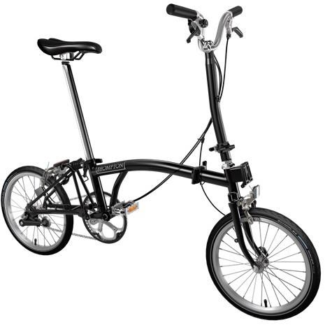 Brompton H3E - Black 2020 - Folding Bike product image