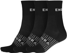Endura Coolmax Race Cycling Socks - 3-Pack