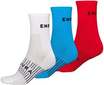 Endura Coolmax Race Cycling Socks - 3-Pack