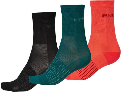 Endura Coolmax Race Womens Cycling Socks - Triple Pack
