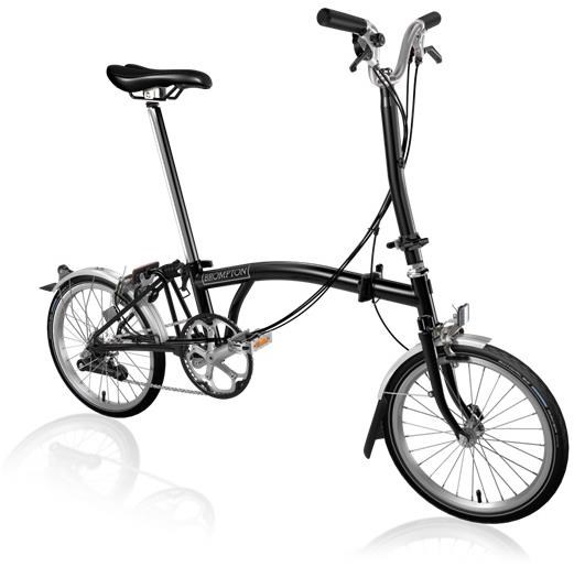 Brompton H6L - Black 2020 - Folding Bike product image