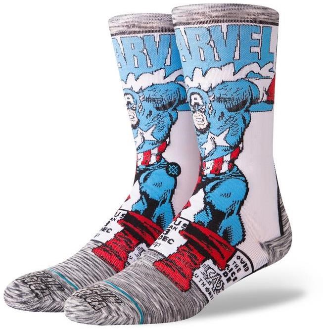 Stance Captain America Comic Crew Socks product image
