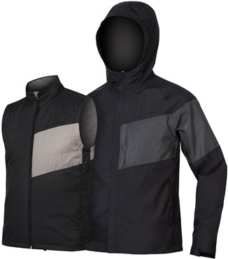 Endura Urban Luminite Cycling 3 in 1 Jacket II