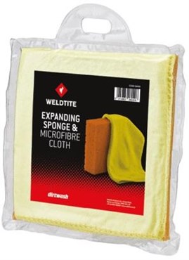 Weldtite Dirt Wash Sponge and Microfibre Cloth Weldtite Dirt Wash Sponge and Microfibre Cloth