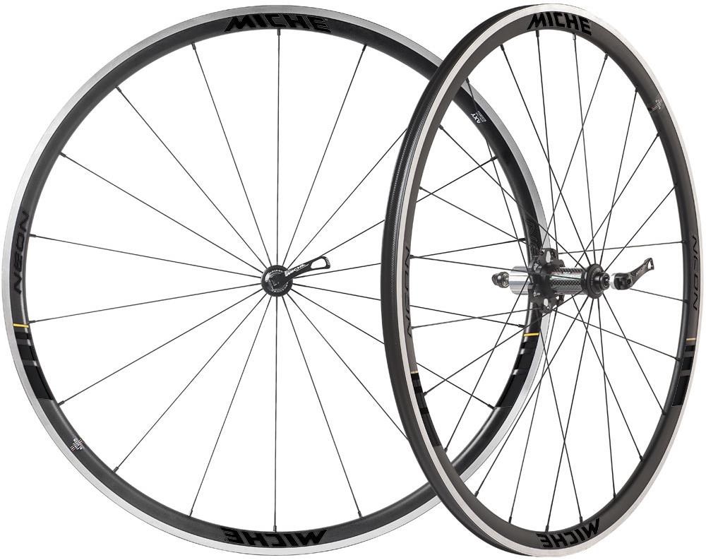 Miche Neon Black on Black Clincher Wheelset product image