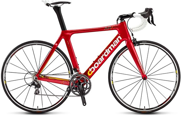 red boardman road bike