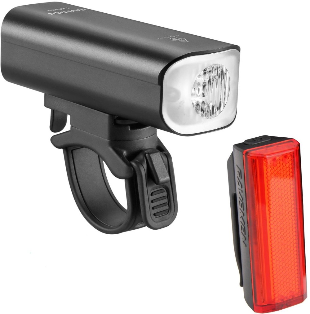 LR500S Front 500 Lumens / TR20 Rear  20 Lumens USB Rechargeable Light Set image 0