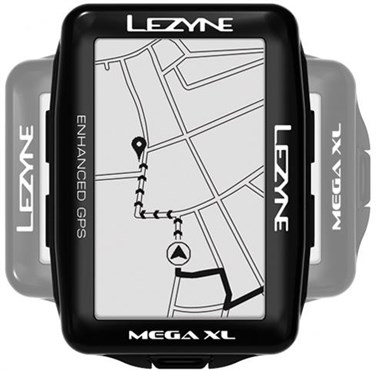 Image of Lezyne Mega XL GPS Bike Computer Smart Bundle - Black, Black