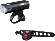 Cateye AMPP 400 & ORB USB Rechargeable Light Set