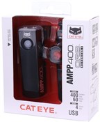 Cateye AMPP 400 & ORB USB Rechargeable Light Set