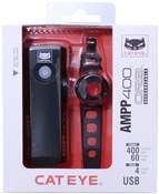 Cateye AMPP 400 & ORB USB Rechargeable Light Set
