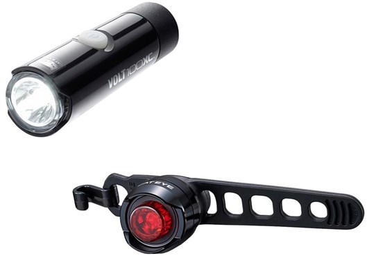 Cateye Volt 100 XC & ORB USB Rechargable Light Set