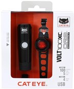 Cateye Volt 100XC & ORB Rechargable Light Set