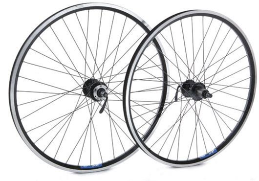 Tru-Build 26" Front MTB Wheel Mach1 MX Rim QR Double Wall Disc Hub