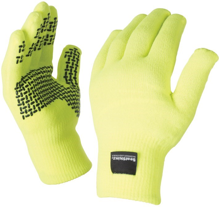 Sealskinz Ultra Grip Hi-Viz Waterproof Long Finger Gloves product image