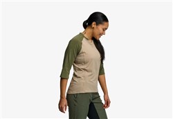 Race Face Traverse Dri Release Womens 3/4 Sleeve Cycling Jersey