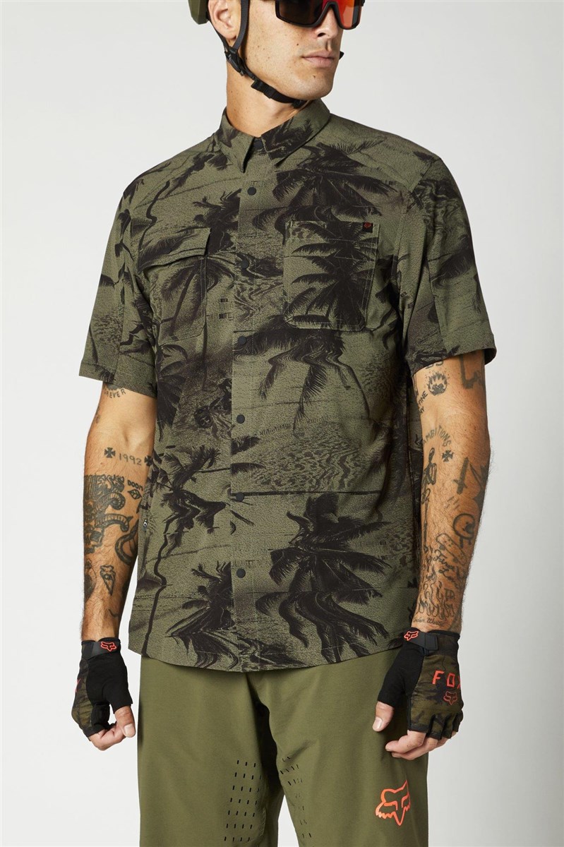 Fox Clothing Permanent Vacation - Flexair Woven Short Sleeve Jersey product image