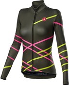 Castelli Diagonal Womens Long Sleeve Full Zip Jersey