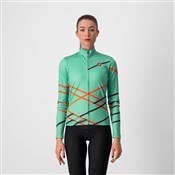 Castelli Diagonal Womens Long Sleeve Full Zip Jersey