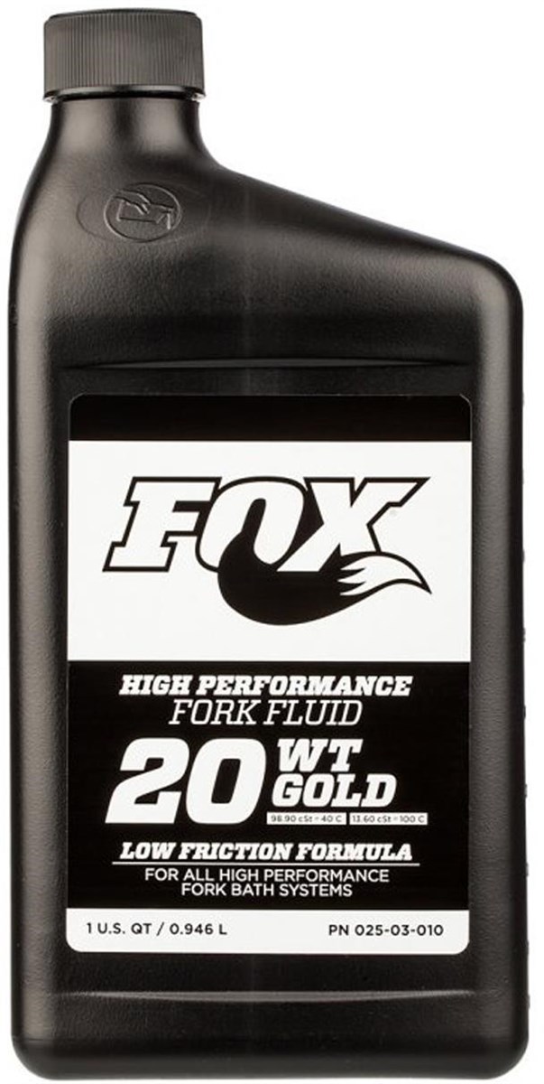 Fox Racing Shox 20 Weight Gold Bath Oil Fork Fluid 32oz product image