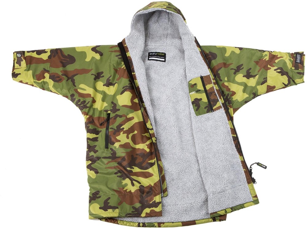 Advance Camo Childrens Long Sleeve Dryrobe image 1