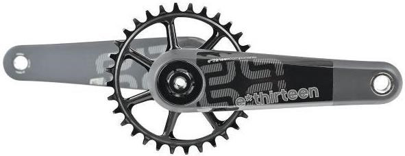 E-Thirteen XCX Race Carbon Mountain Crank with Self Extractor - No BB, No Ring - Standard Decals product image